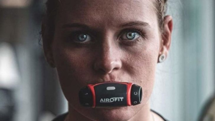 Airofit Breathing Trainer Bluetooth Mouthpiece makes exercising feel easier