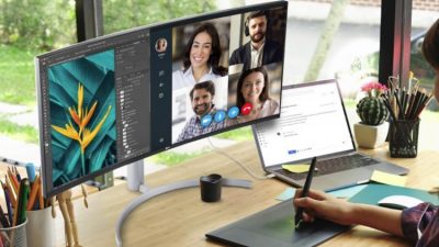 LG UltraWide 38WN95C multitasking monitor offers a 21:9 aspect ratio